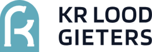 Het logo van KR loodgieters- en installatiebedrijf, uw loodgieter voor in Tilburg